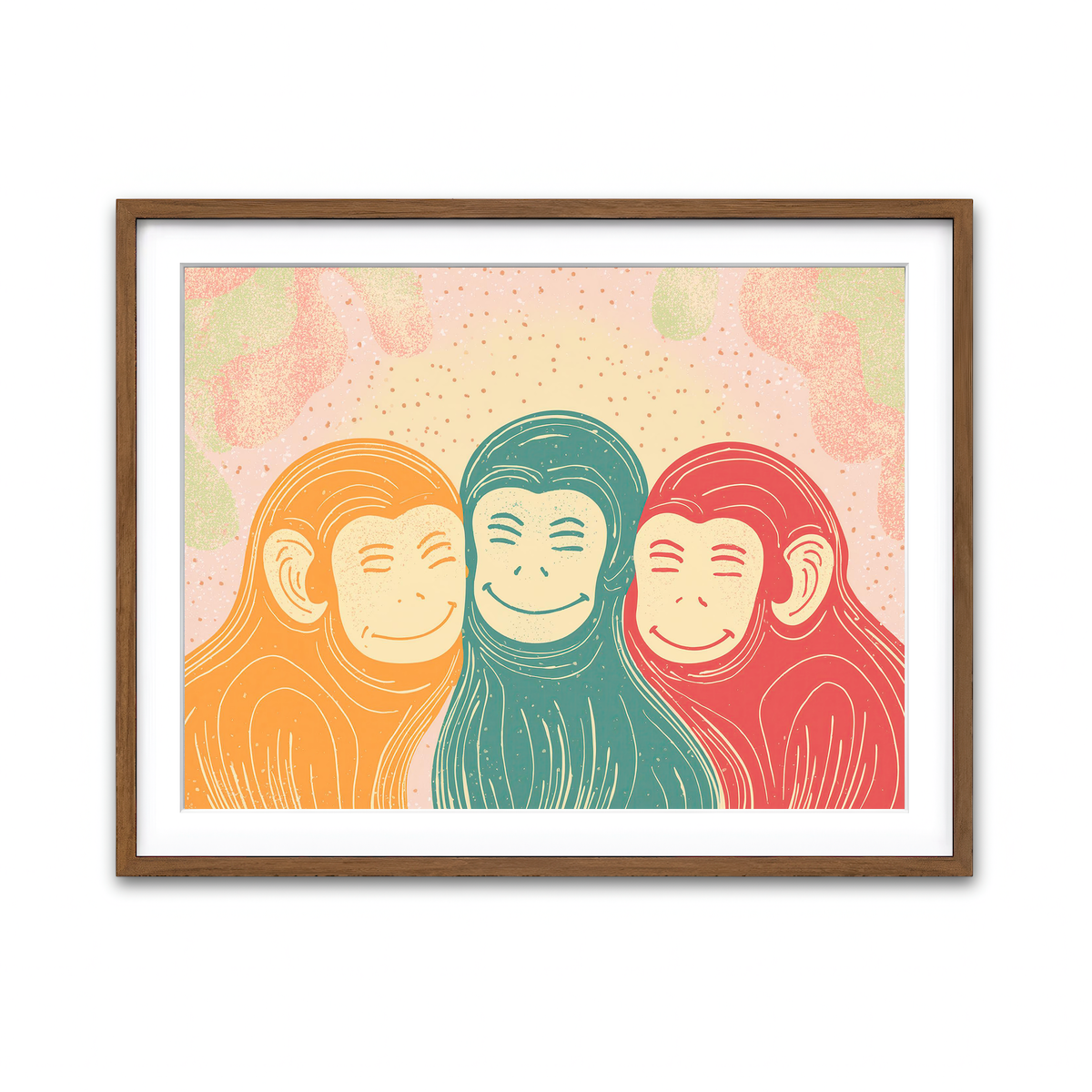 Framed Print 4x3 Walnut