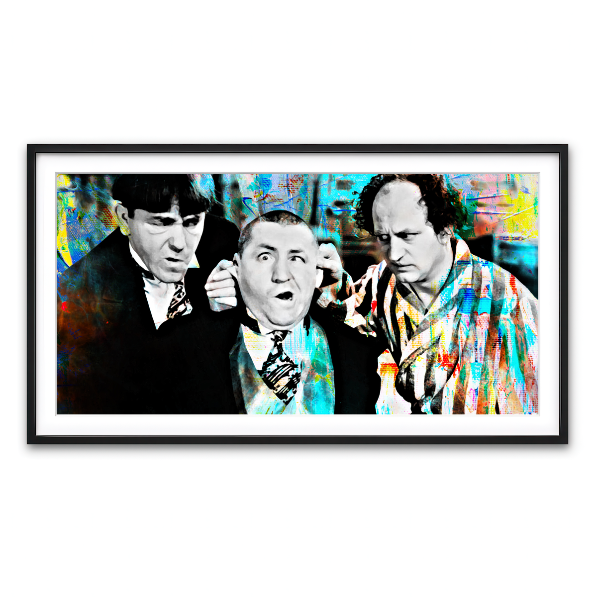 Framed Print 2x1 Black