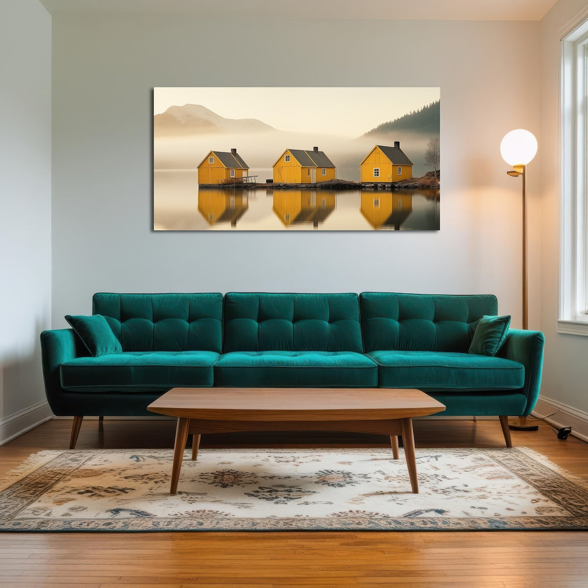 AUTO-MOCKUP ROOM | Three Yellow Houses