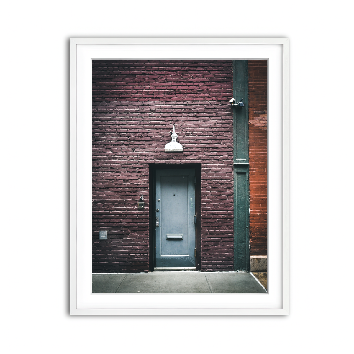 Framed Print 3x4 White