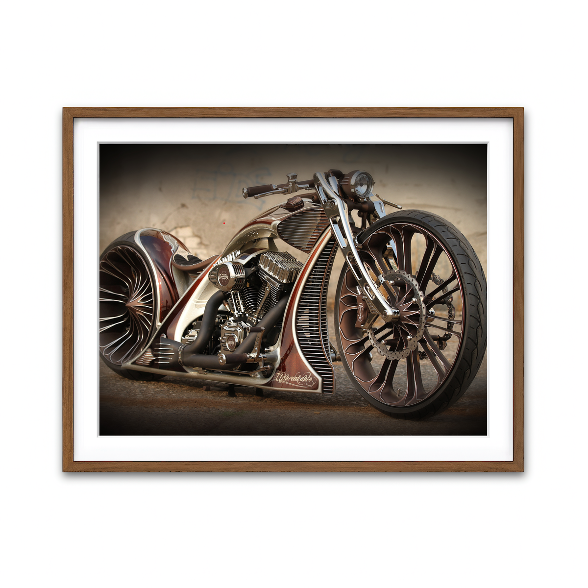 Framed Print 4x3 Walnut