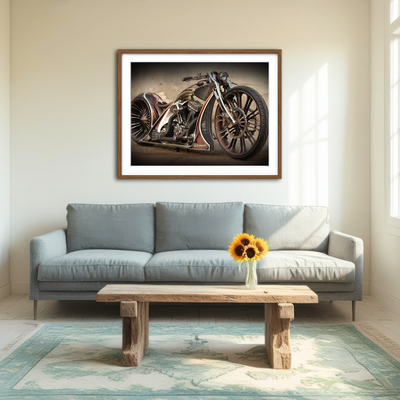AUTO-MOCKUP ROOM | Thunderbike Wall Art