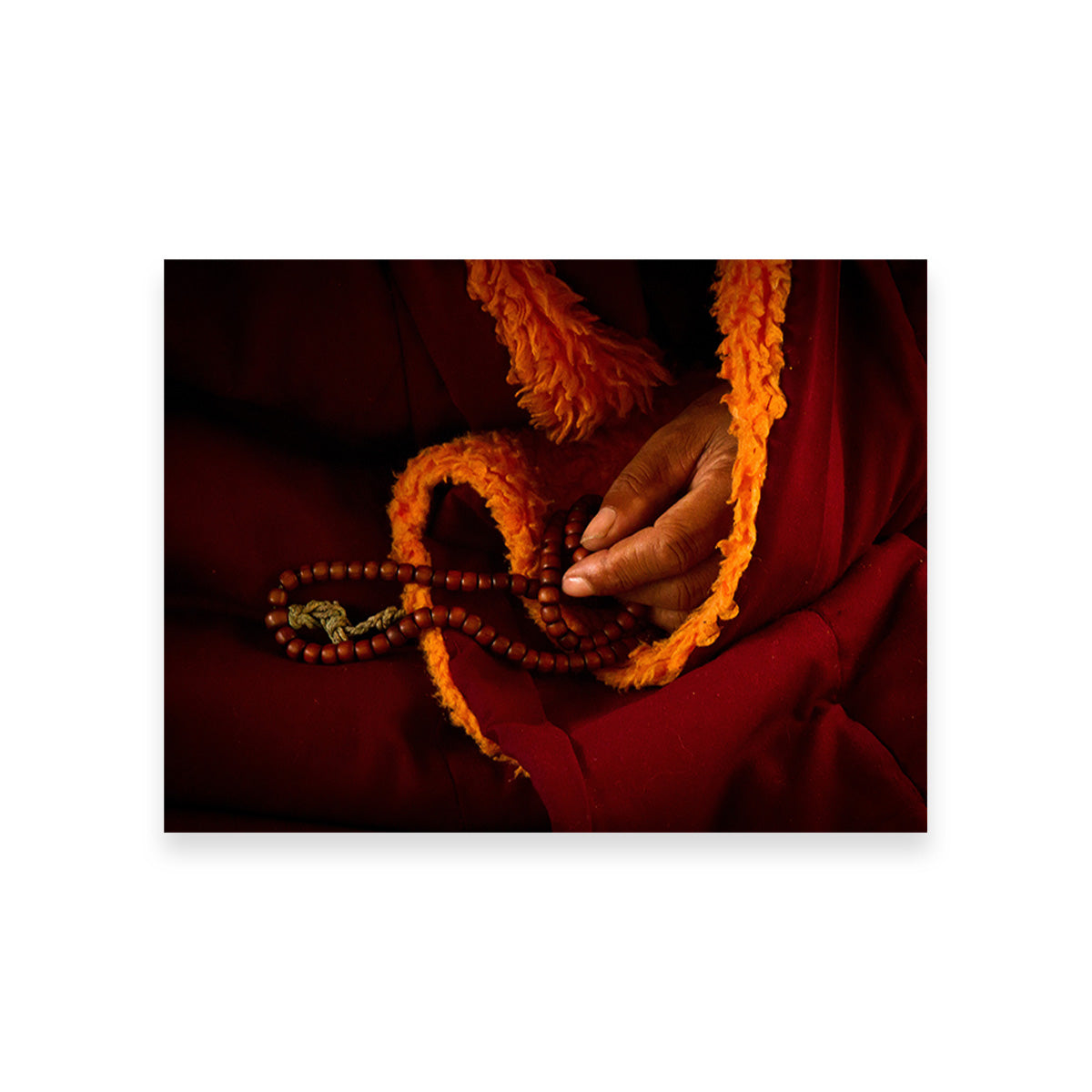 Tibetan Lama Prayer Beads Wall Art