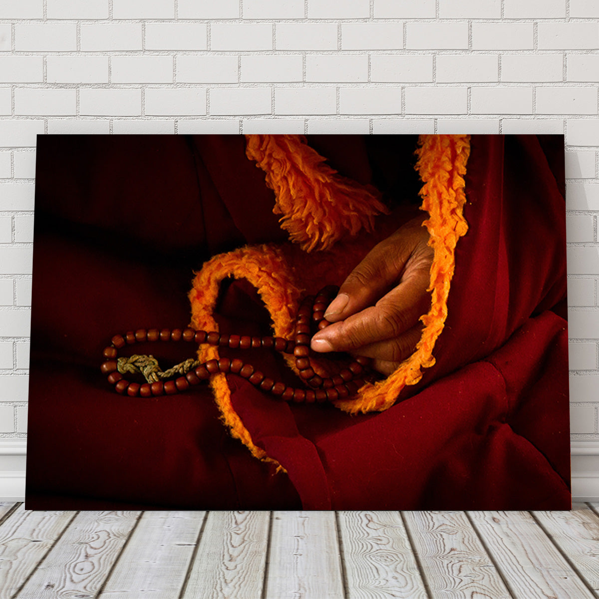 Tibetan Lama Prayer Beads Wall Art
