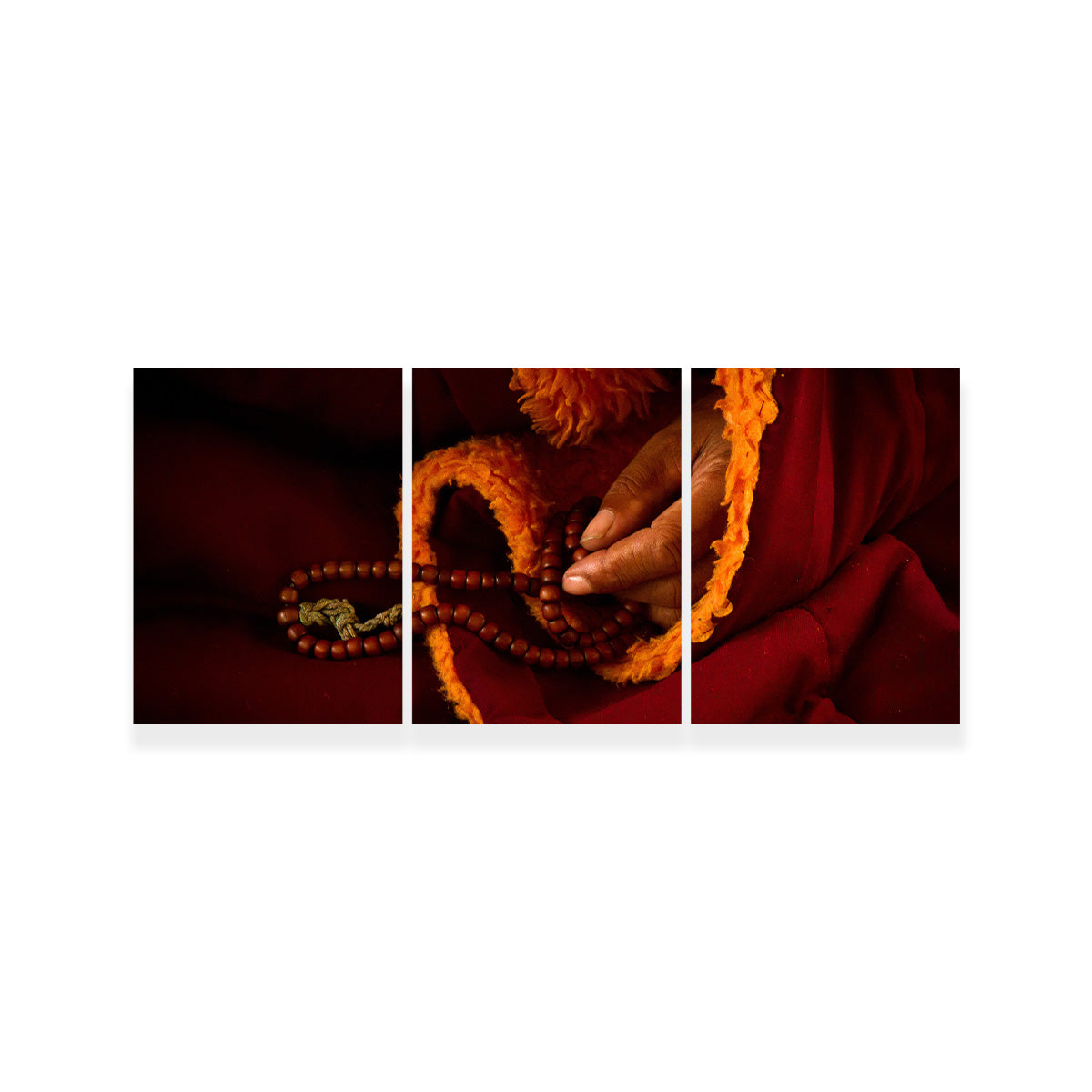 Tibetan Lama Prayer Beads Wall Art