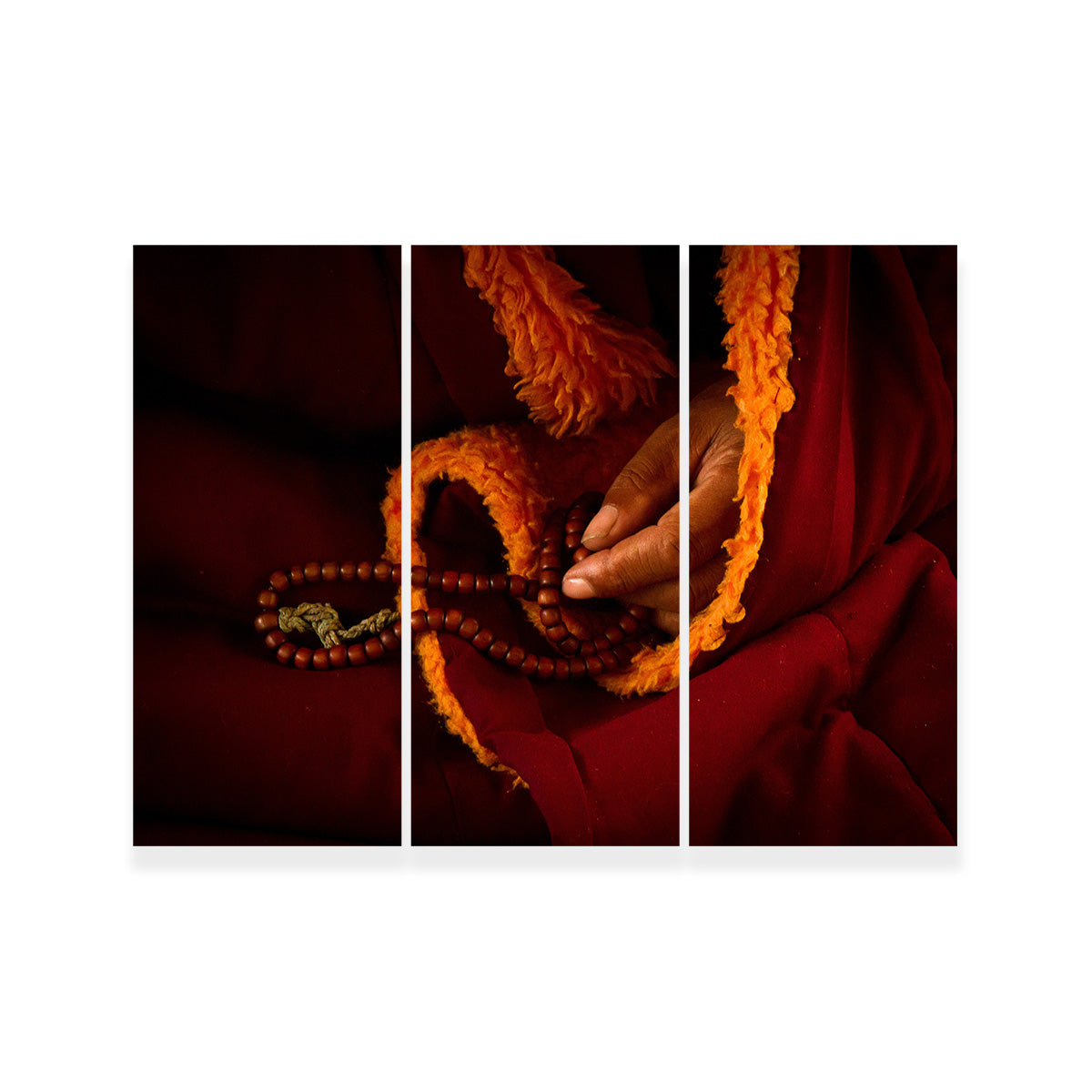 Tibetan Lama Prayer Beads Wall Art