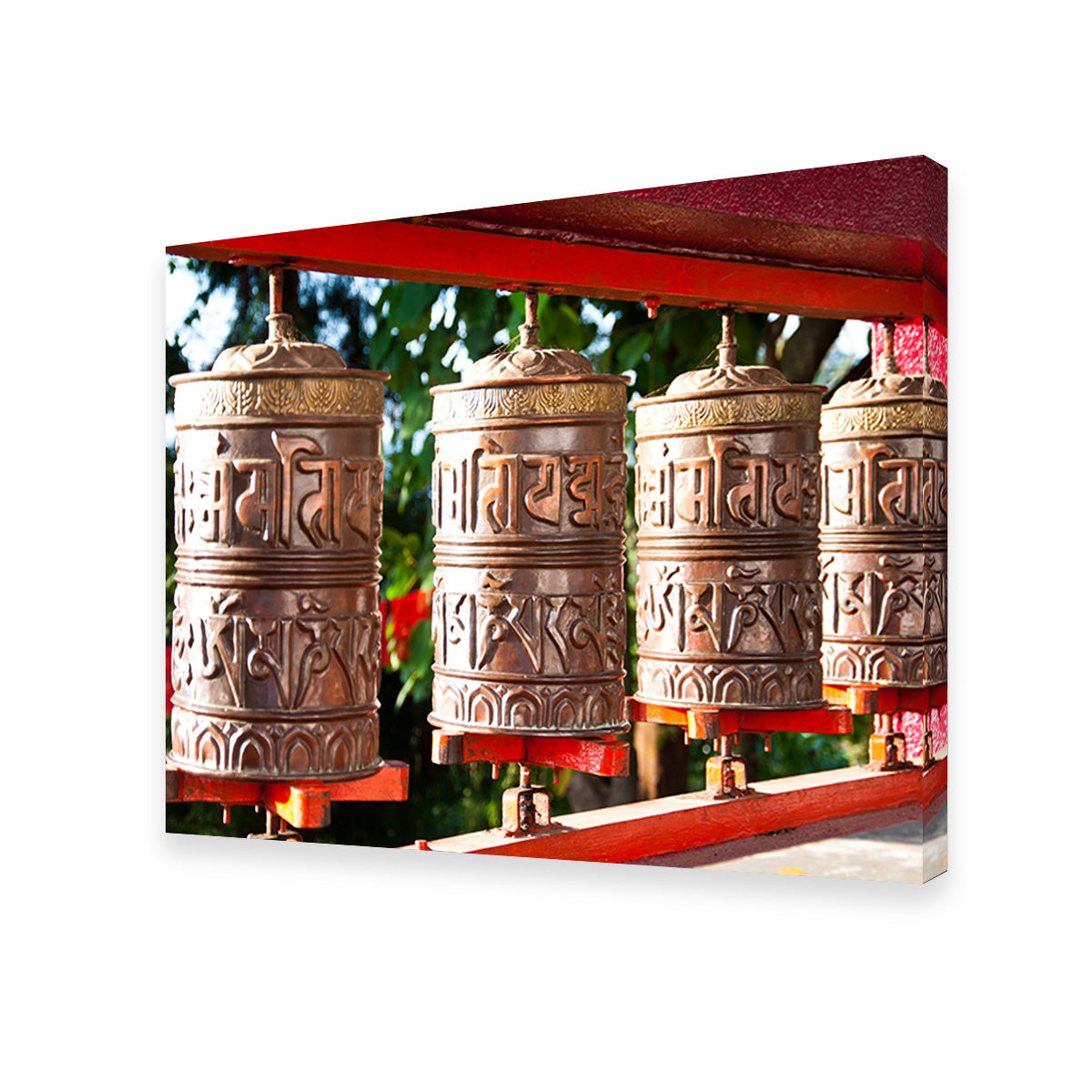 Tibetan Mantra Wheel Wall Art
