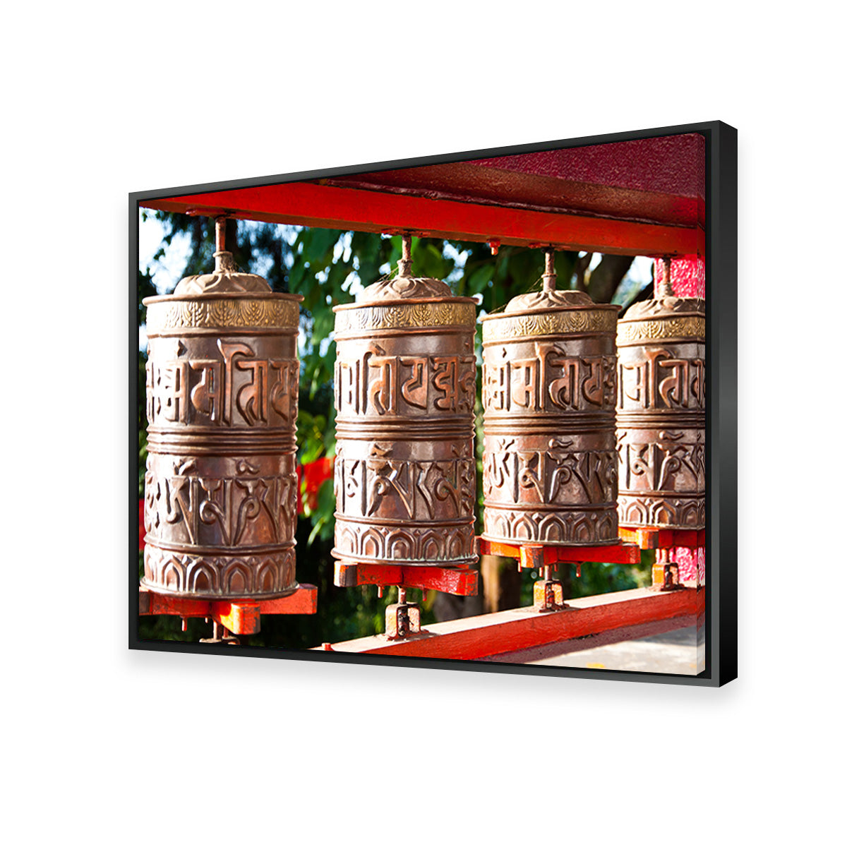 Tibetan Mantra Wheel Wall Art