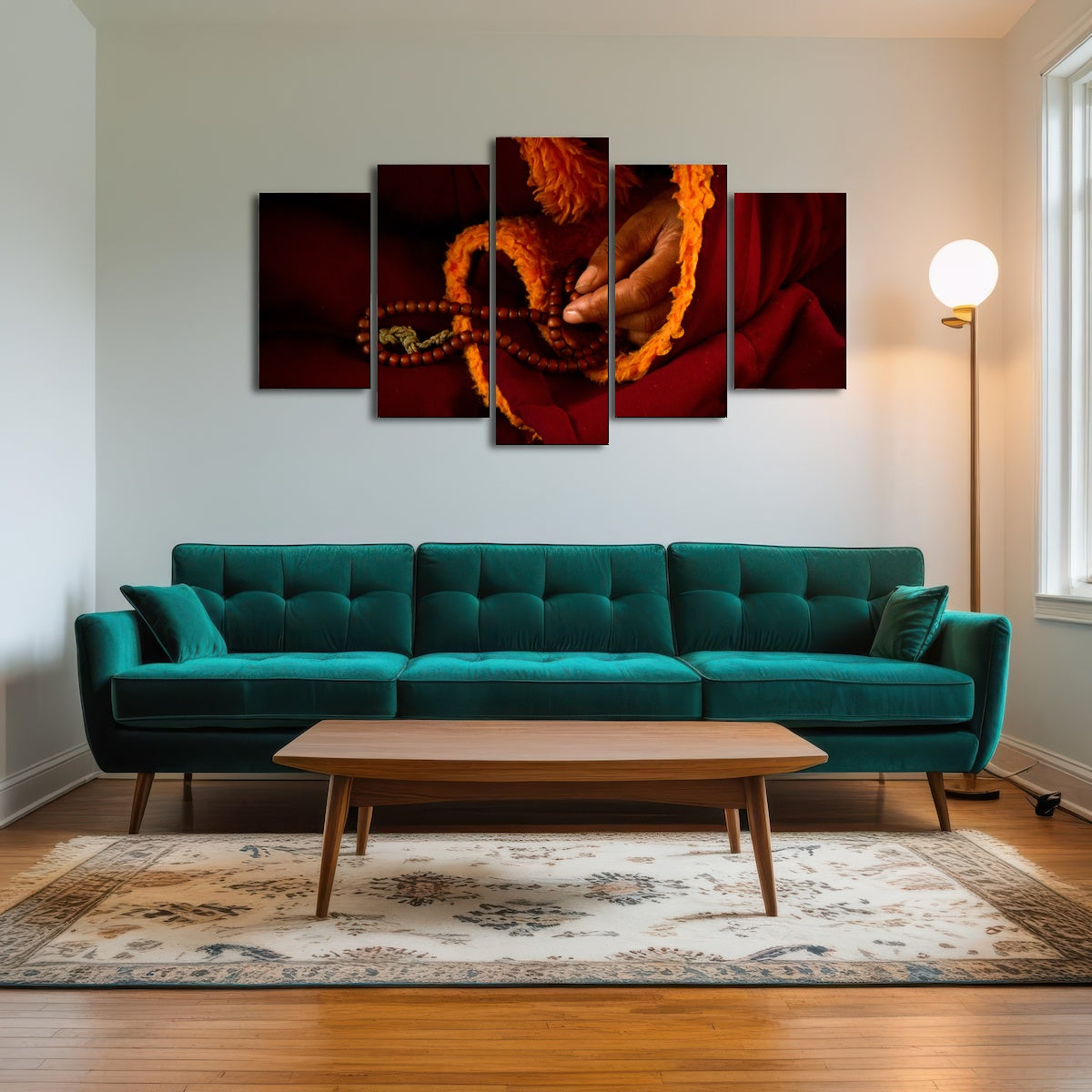 AUTO-MOCKUP ROOM | Tibetan Lama prayer beads