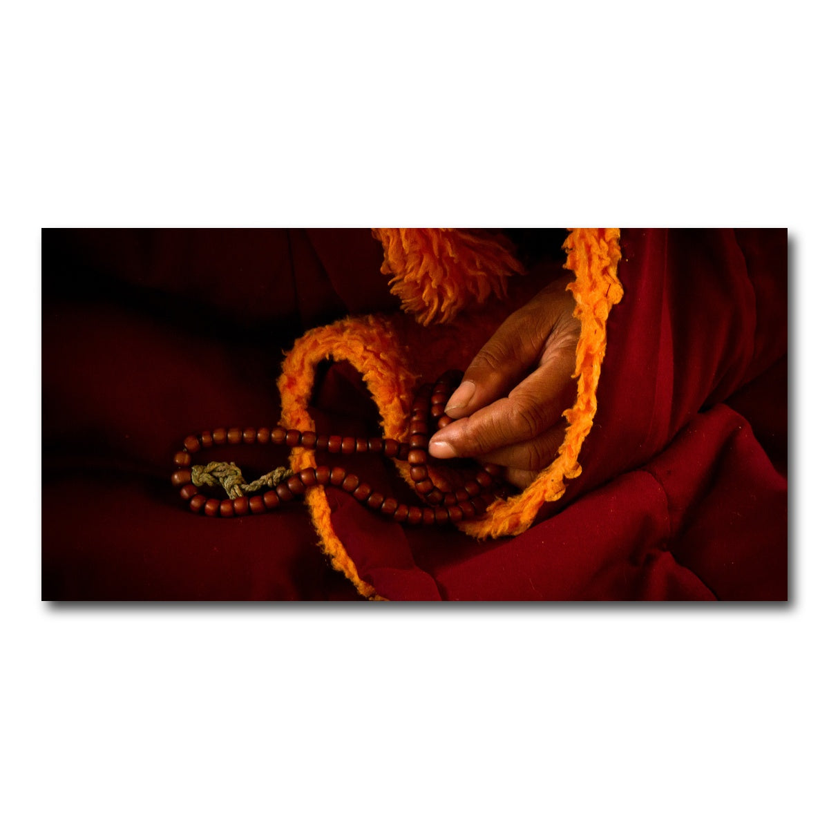 AUTO-MOCKUP WHITE | Tibetan Lama prayer beads | 1 Piece | Gallery Wrap Canvas | group=2x1