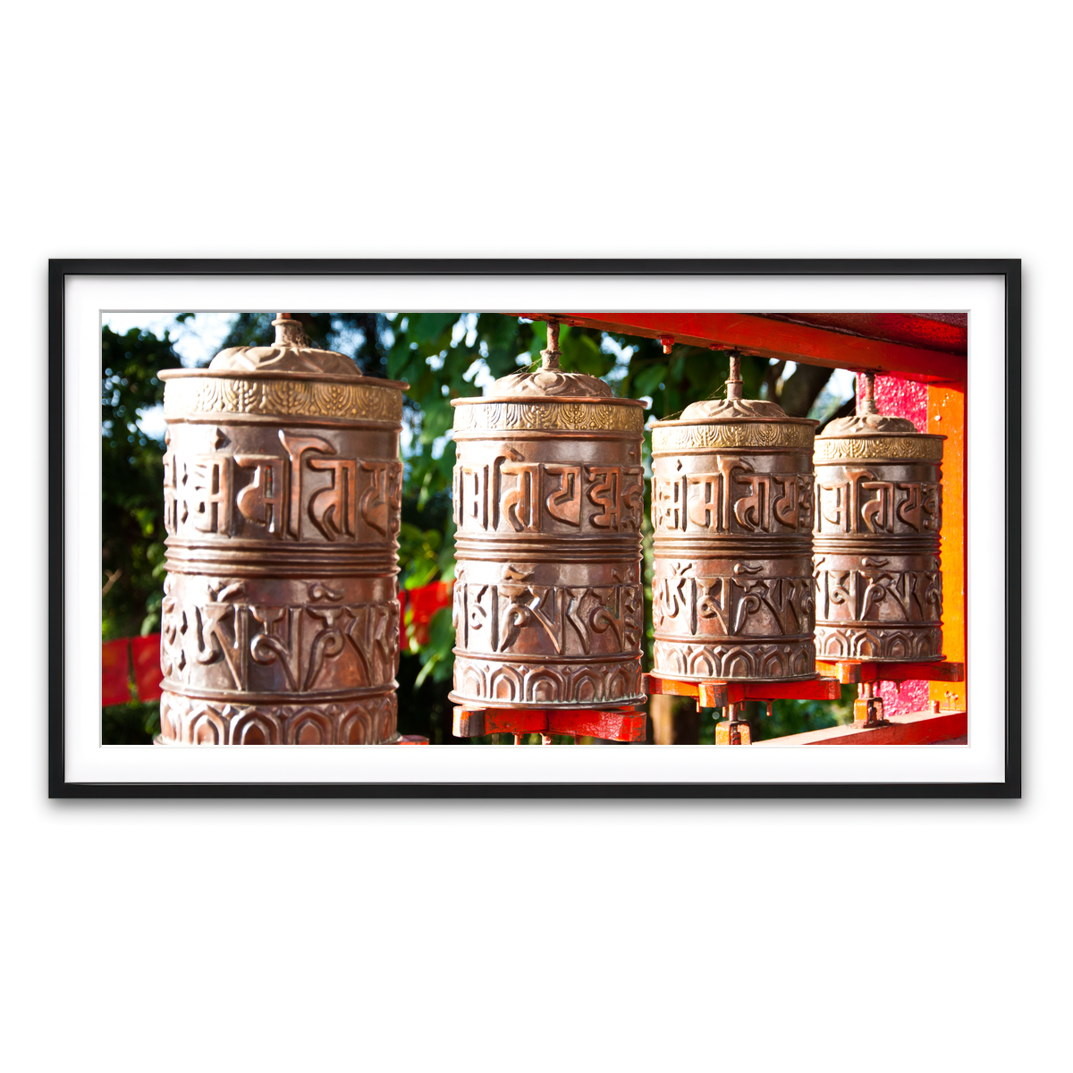 Framed Print 2x1 Black