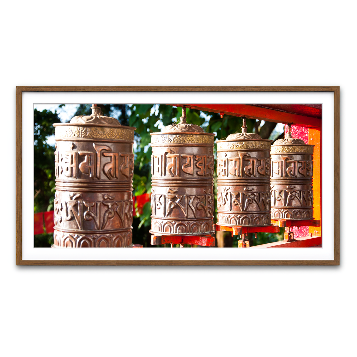 Framed Print 2x1 Walnut