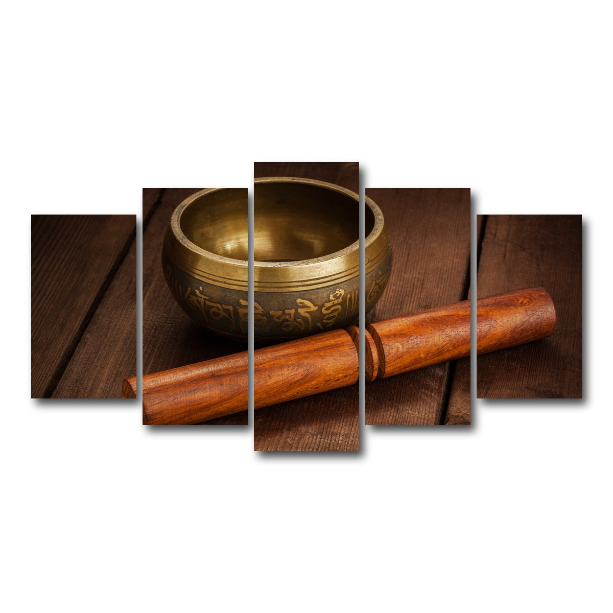 AUTO-MOCKUP WHITE | Tibetan singing bowl | 5 Piece | Gallery Wrap Canvas | group=5_normal