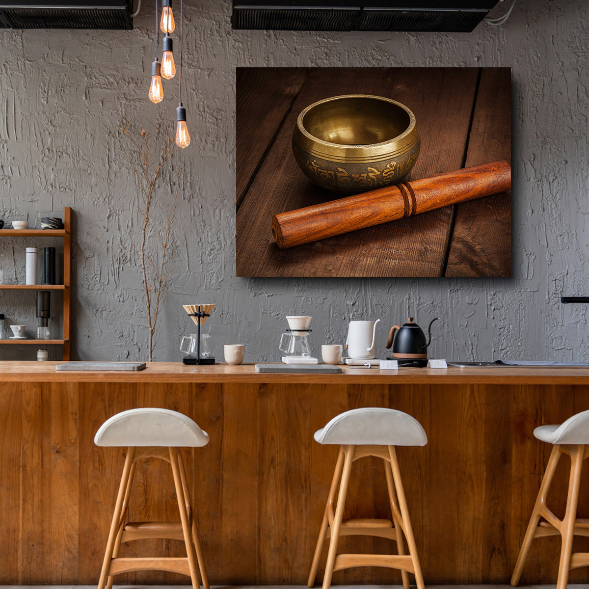 Tibetan Singing Bowl Wall Art