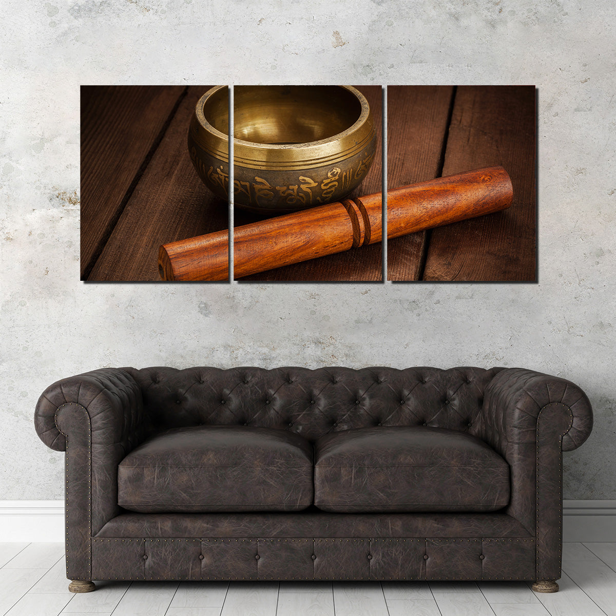 Tibetan Singing Bowl Wall Art