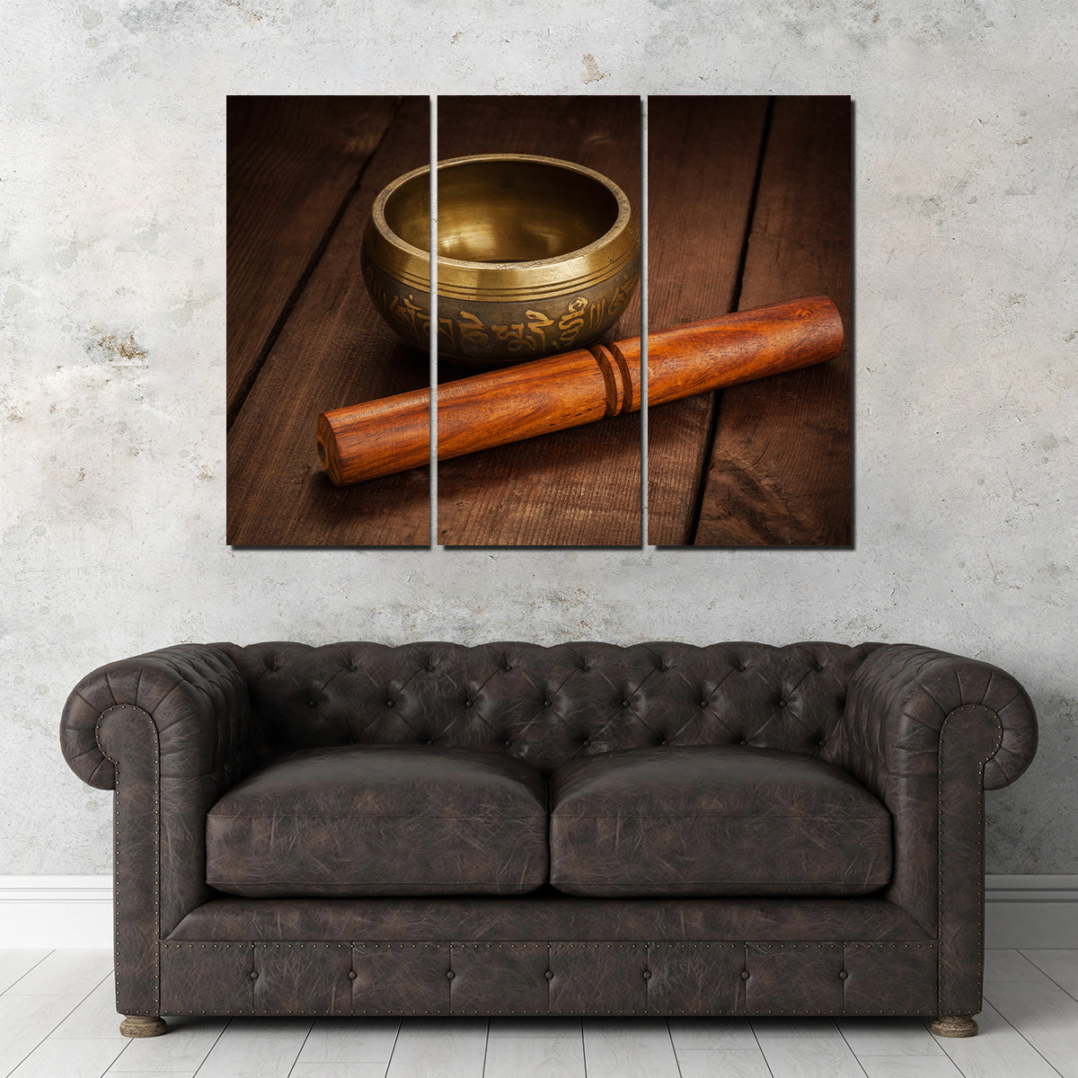 Tibetan Singing Bowl Wall Art