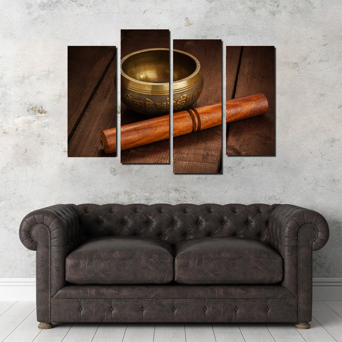 Tibetan Singing Bowl Wall Art