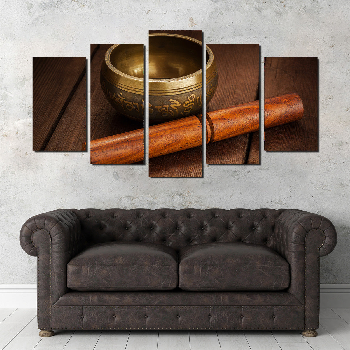 Tibetan Singing Bowl Wall Art