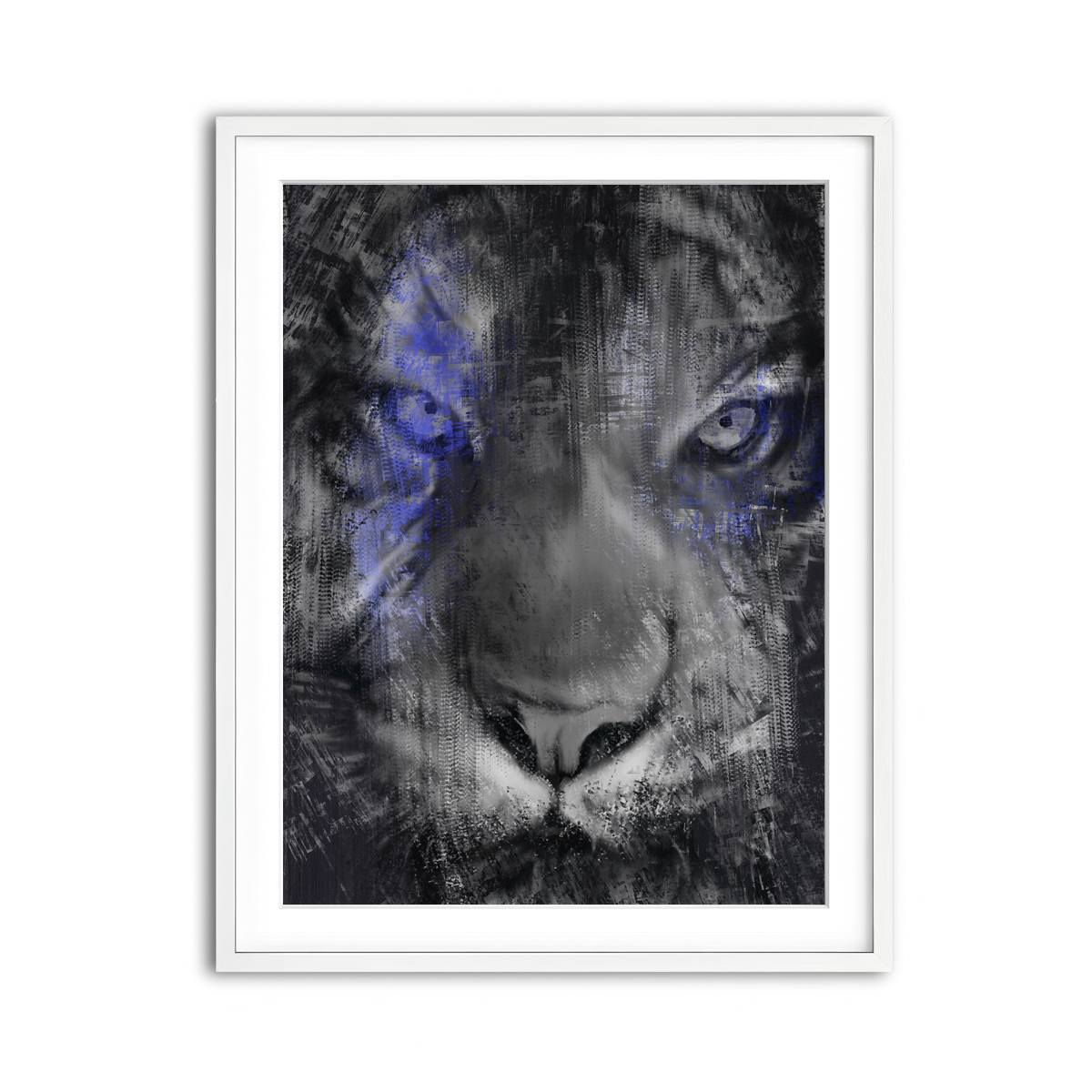 Framed Print 3x4 White