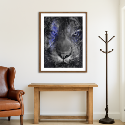 AUTO-MOCKUP ROOM | Tiger View Wall Art