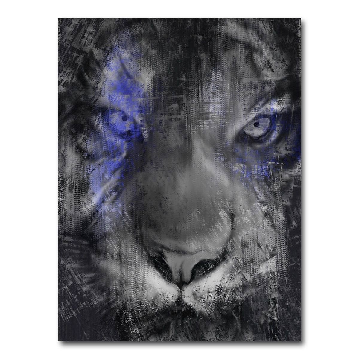 AUTO-MOCKUP WHITE | Tiger View | 1 Piece | Gallery Wrap Canvas | group=3x4