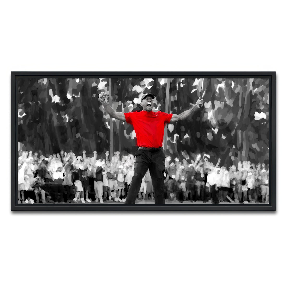 AUTO-MOCKUP WHITE | Tiger | 1 Piece | Black Frame | group=2x1