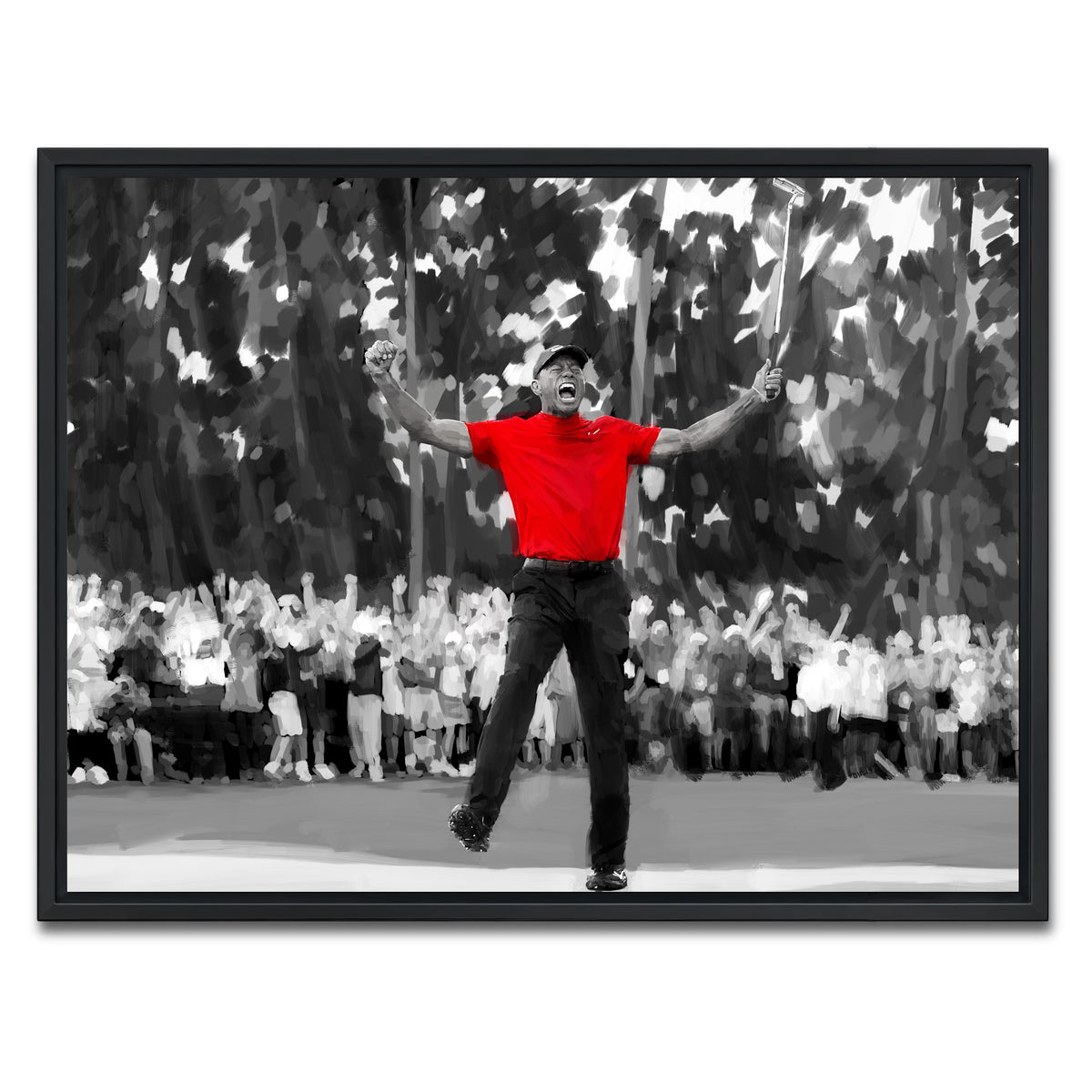 AUTO-MOCKUP WHITE | Tiger | 1 Piece | Black Frame | group=4x3