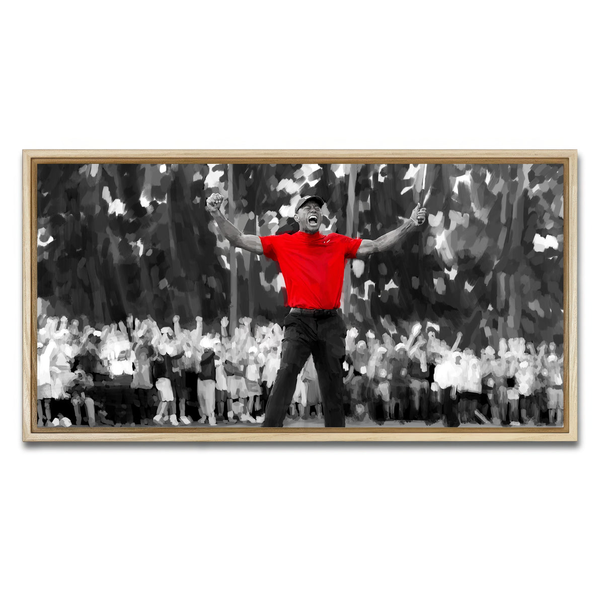 AUTO-MOCKUP WHITE | Tiger | 1 Piece | Natural Frame | group=2x1