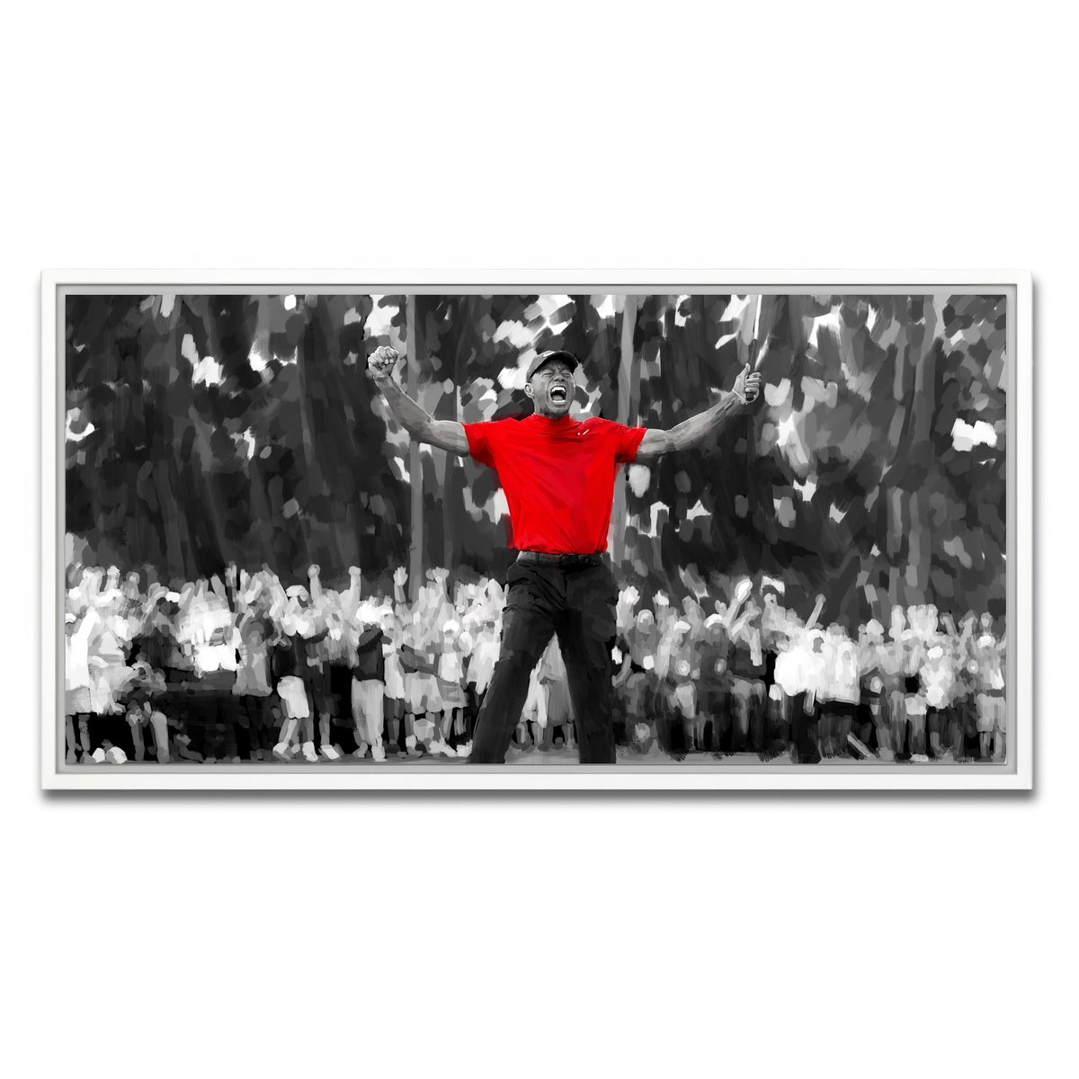 AUTO-MOCKUP WHITE | Tiger | 1 Piece | White Frame | group=2x1