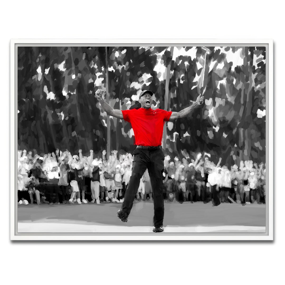 AUTO-MOCKUP WHITE | Tiger | 1 Piece | White Frame | group=4x3