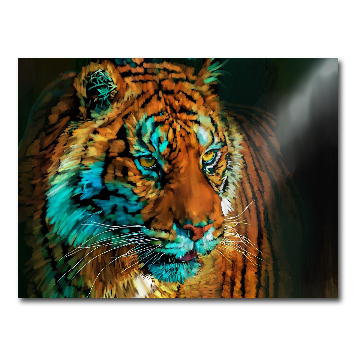 AUTO-MOCKUP WHITE | Tiger in the Light | 1 Piece | Gallery Wrap Canvas | group=4x3