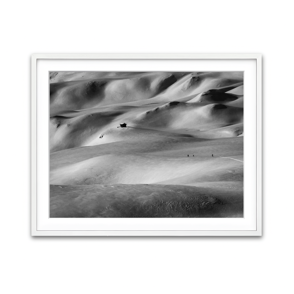 Framed Print 4x3 White
