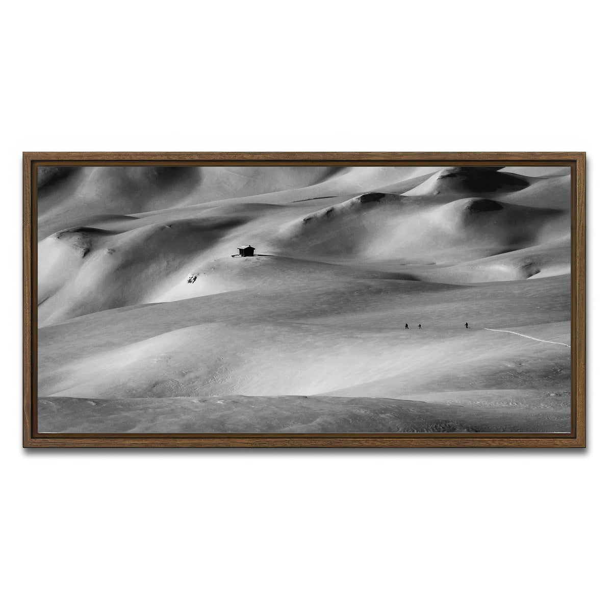 AUTO-MOCKUP WHITE | Tignes | 1 Piece | Walnut Framed Canvas | group=2x1