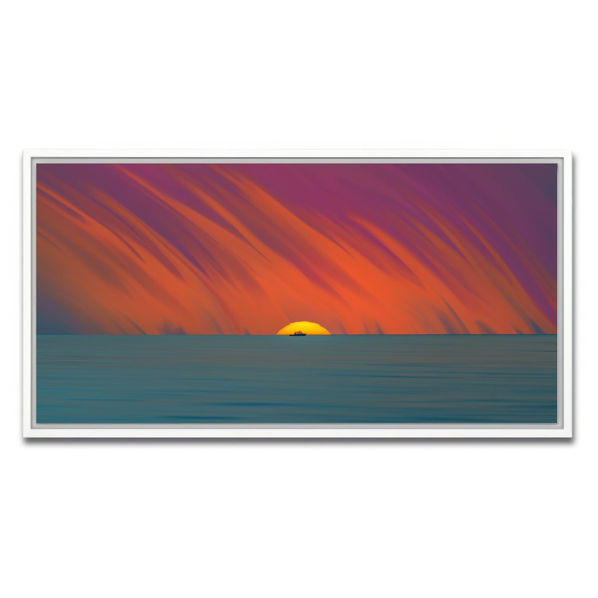 AUTO-MOCKUP WHITE | Time To Go | 1 Piece | White Framed Canvas | group=2x1