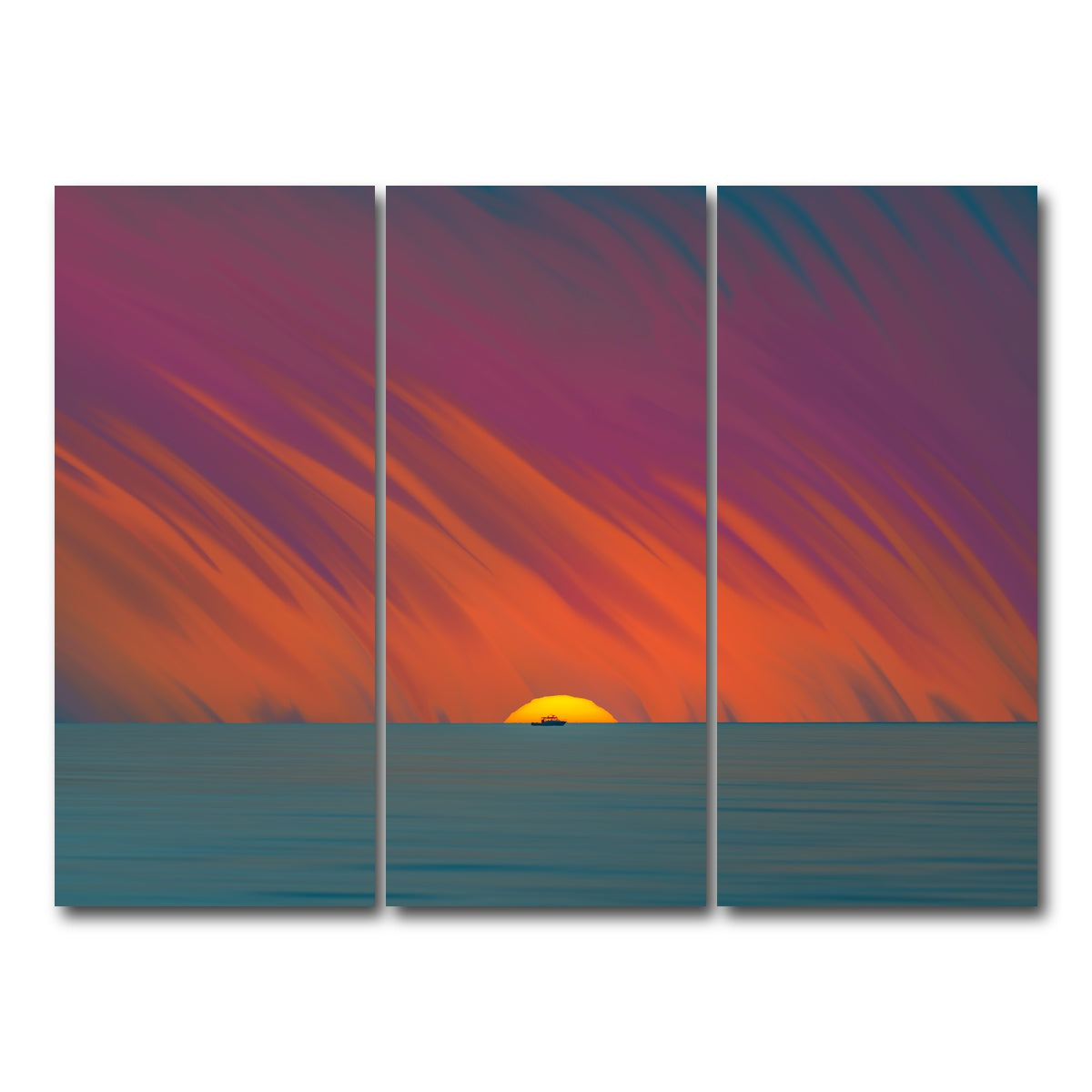 AUTO-MOCKUP WHITE | Time To Go | 3 Piece | Gallery Wrap Canvas | group=8x18