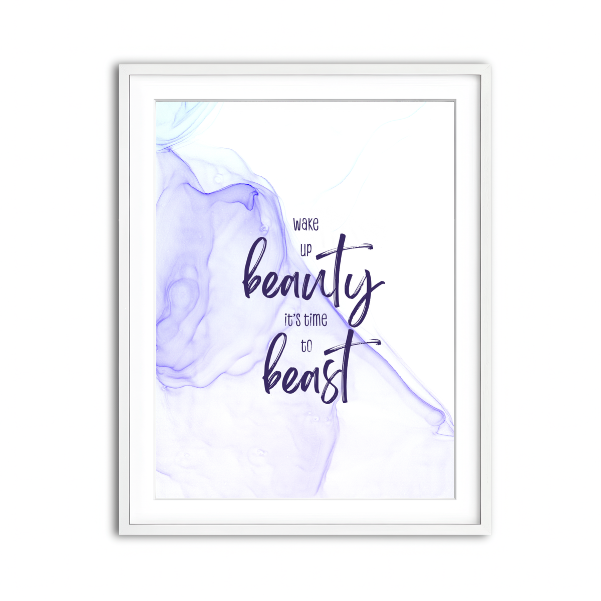 Framed Print 3x4 White