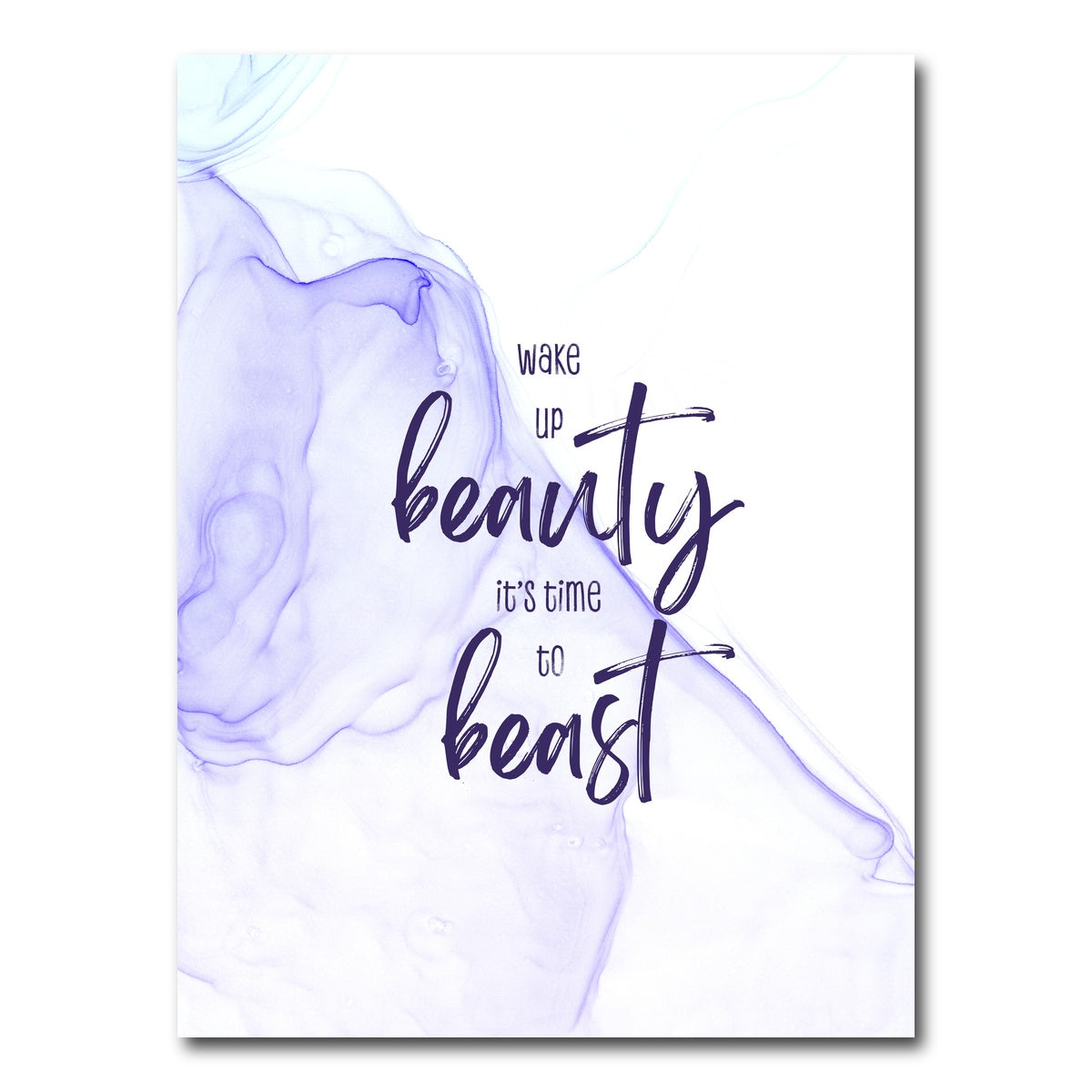 AUTO-MOCKUP WHITE | Time to Beast | 1 Piece | Gallery Wrap Canvas | group=3x4