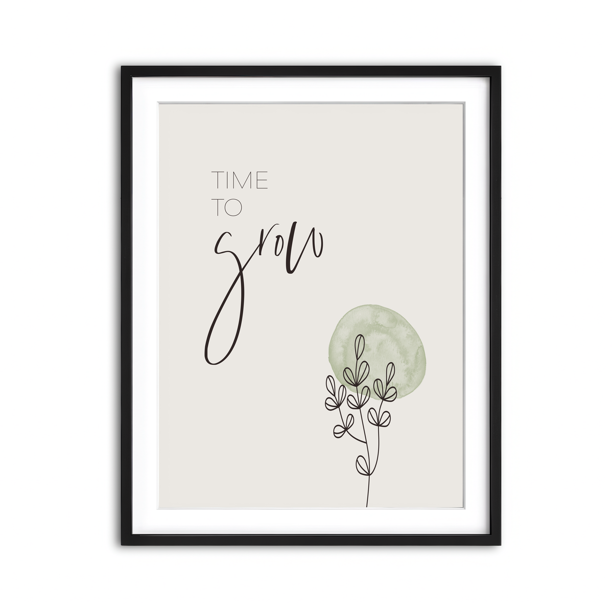 Framed Print 3x4 Black