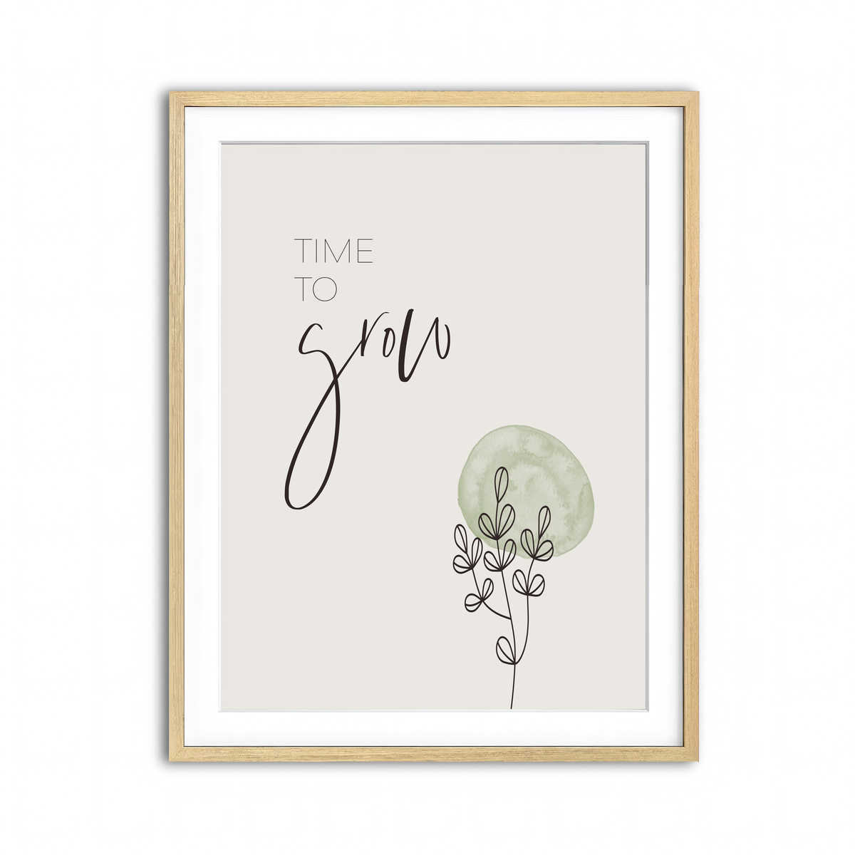 Framed Print 3x4 Natural