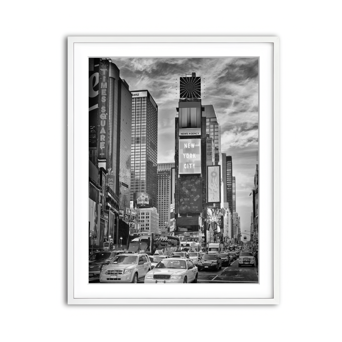 Framed Print 3x4 White