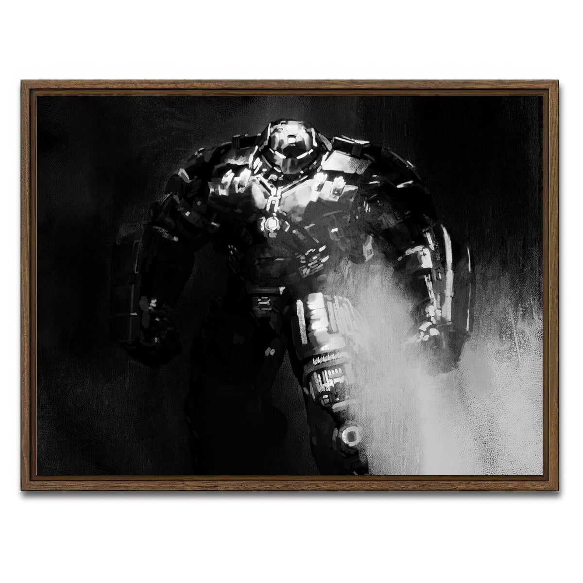 AUTO-MOCKUP WHITE | Tin Buster | 1 Piece | Walnut Framed Canvas | group=4x3