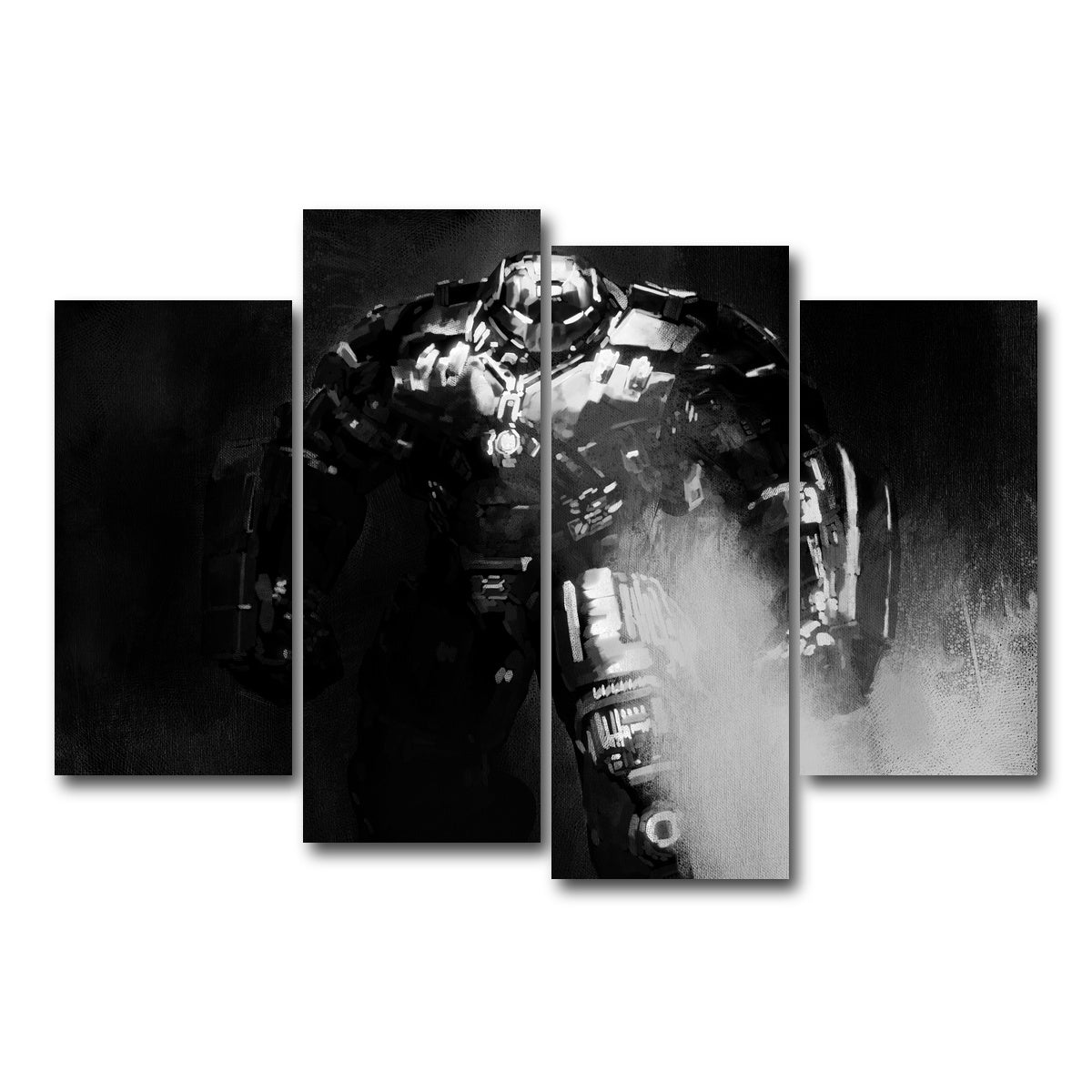 AUTO-MOCKUP WHITE | Tin Buster | 4 Piece | Gallery Wrap Canvas | group=4_short