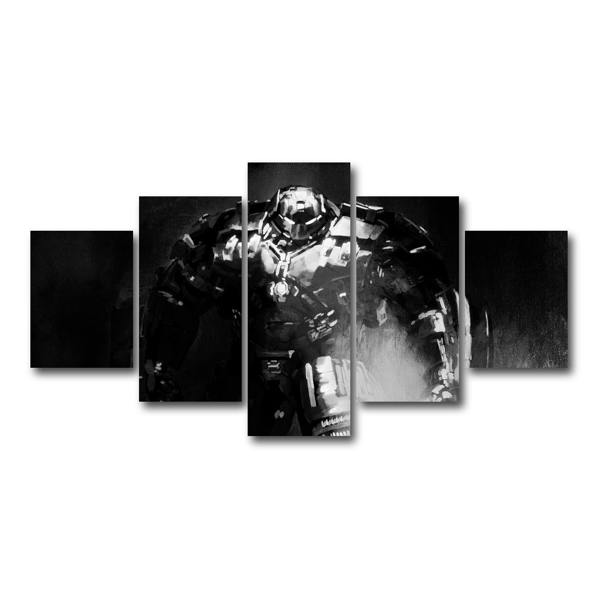 AUTO-MOCKUP WHITE | Tin Buster | 5 Piece | Gallery Wrap Canvas | group=5_short