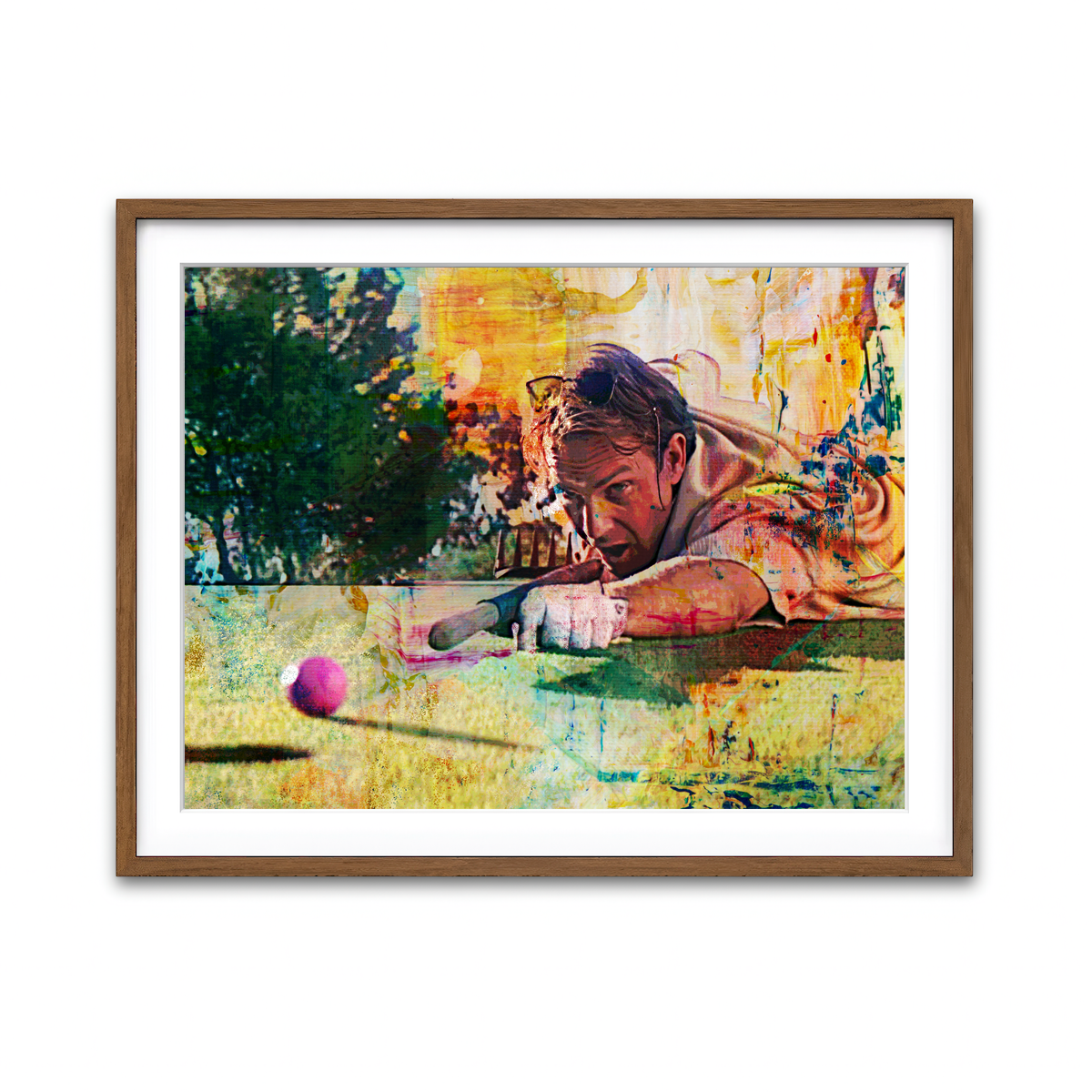 Framed Print 4x3 Walnut