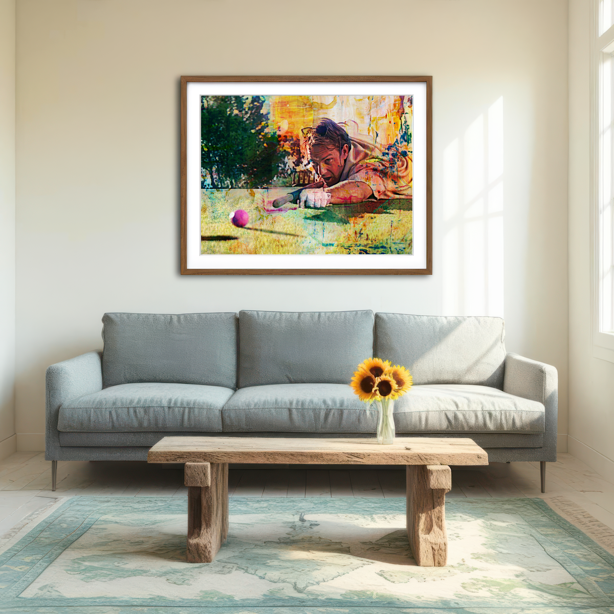 AUTO-MOCKUP ROOM | Tin Cup Wall Art