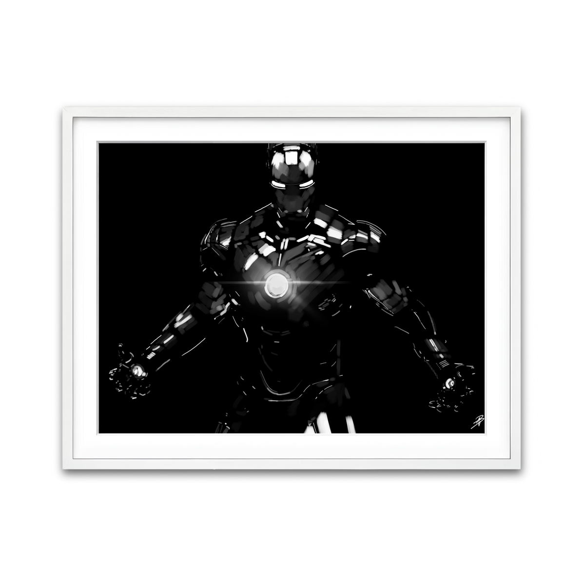 Framed Print 4x3 White