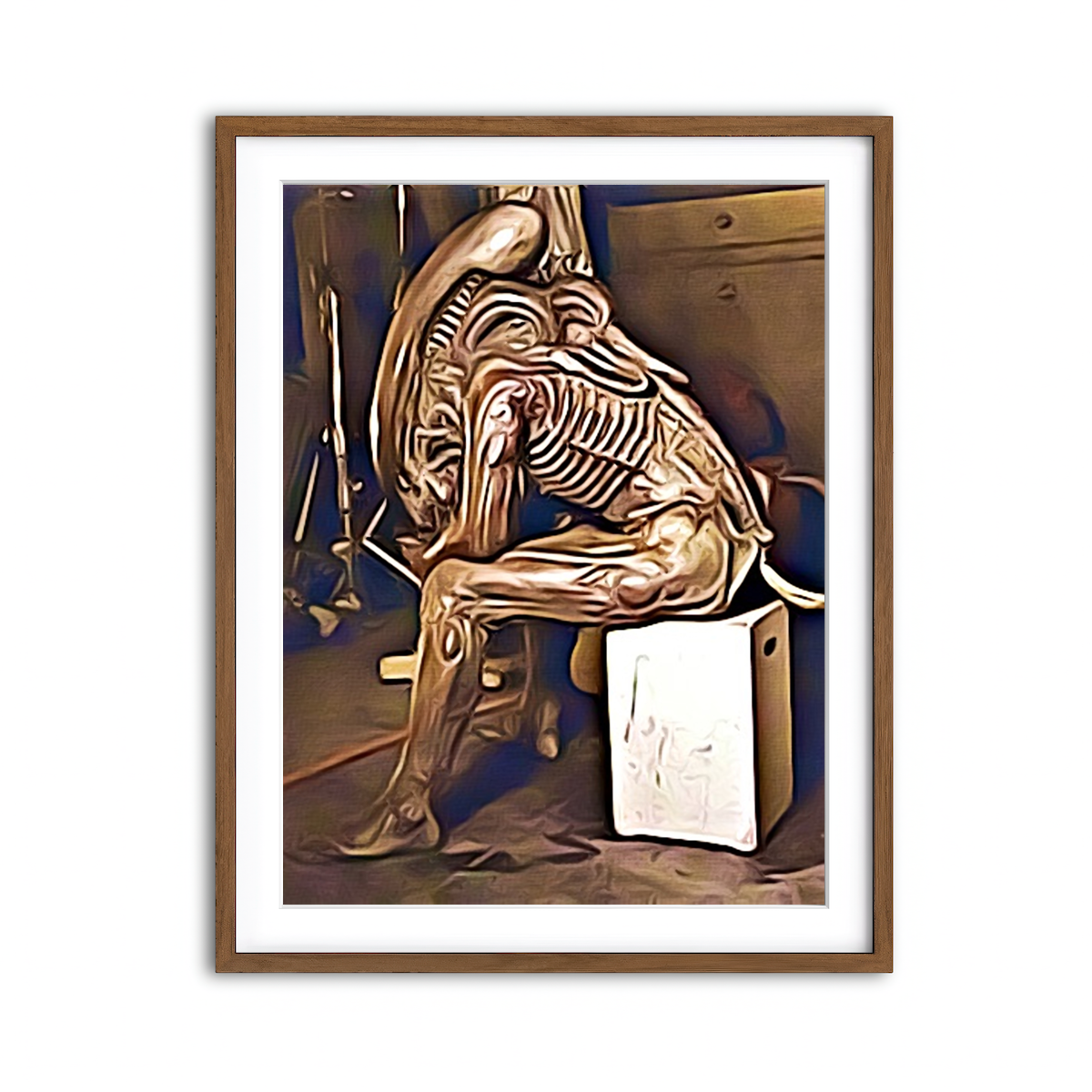 Framed Print 3x4 Walnut