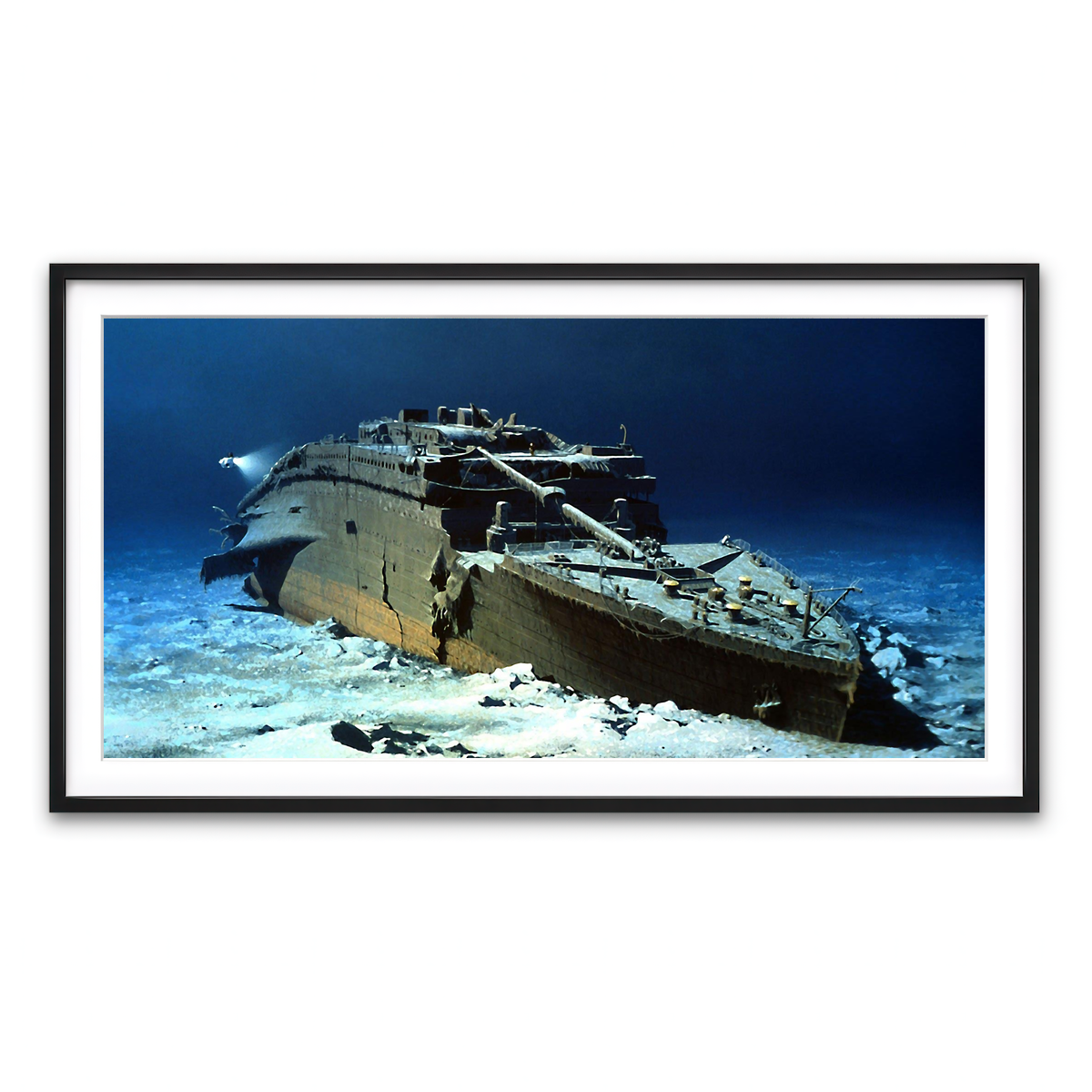 Framed Print 2x1 Black