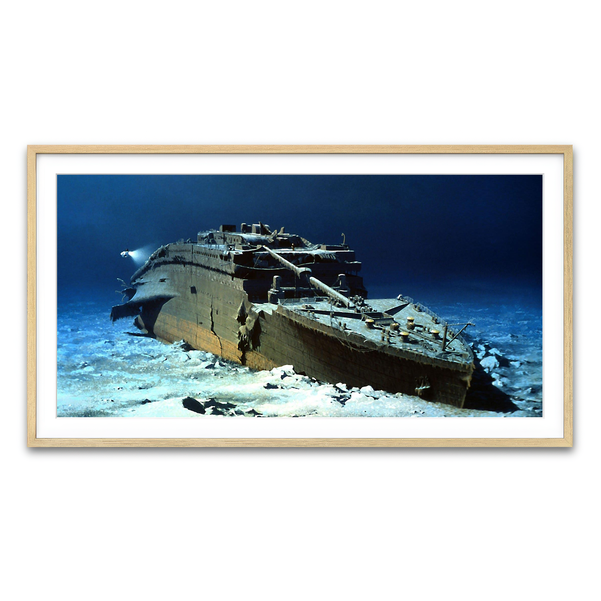 Framed Print 2x1 Natural