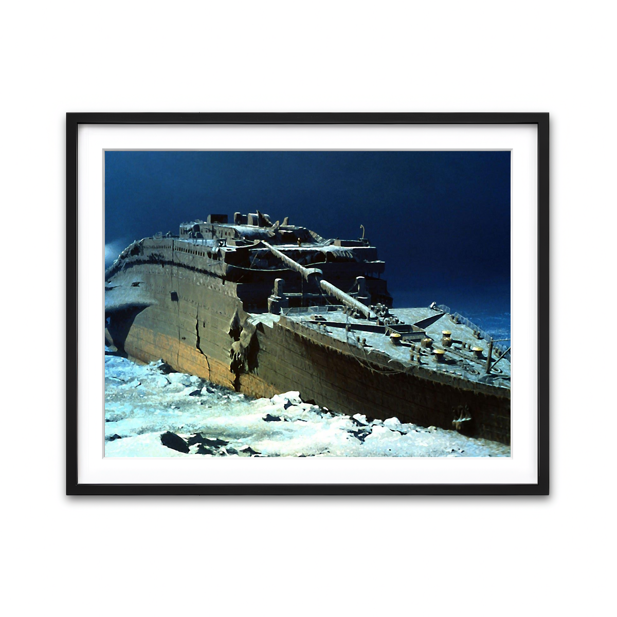 Framed Print 4x3 Black